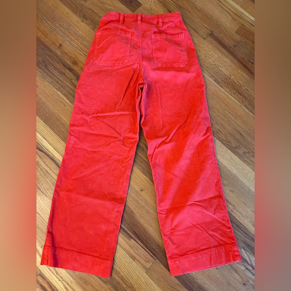 Marine Layer Red Corduroy Pants